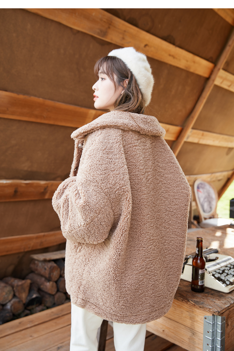 ニットカーディガン もこもこシャギーカーディガン