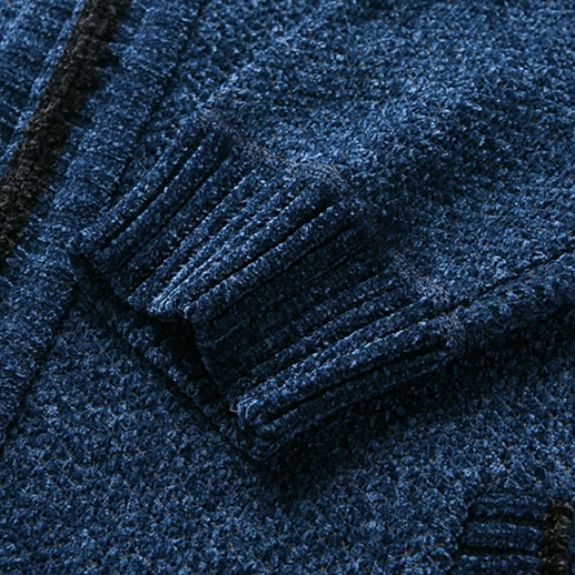 カーディガン メンズ 立体シルエット肩部強化カーディガン