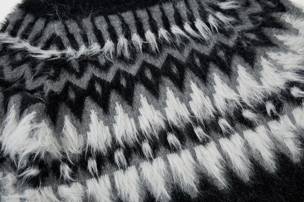 メンズ カーディガン  男性用ニットカーディガン秋冬新作幾何学模様