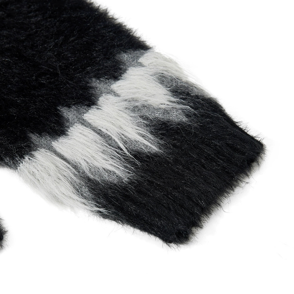 メンズ カーディガン  男性用ニットカーディガン秋冬新作幾何学模様