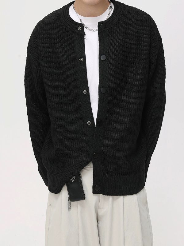 メンズ カーディガン  メンズ ニットカーディガン 秋冬新作 全3色