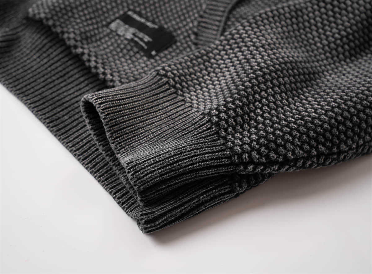 メンズ カーディガン  メンズ 古着風 ニットカーディガン 秋冬対応