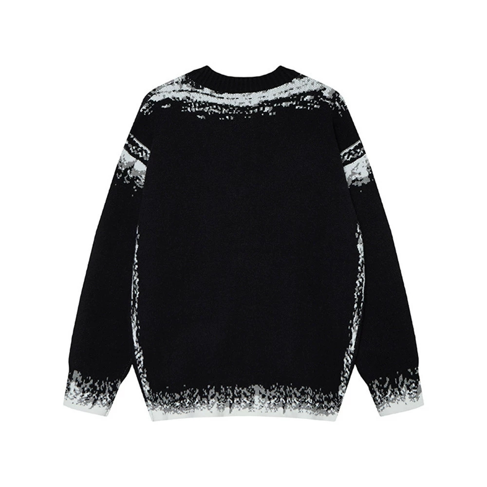 メンズ カーディガン  蝶々柄ニットカーディガン メンズ 秋冬新作