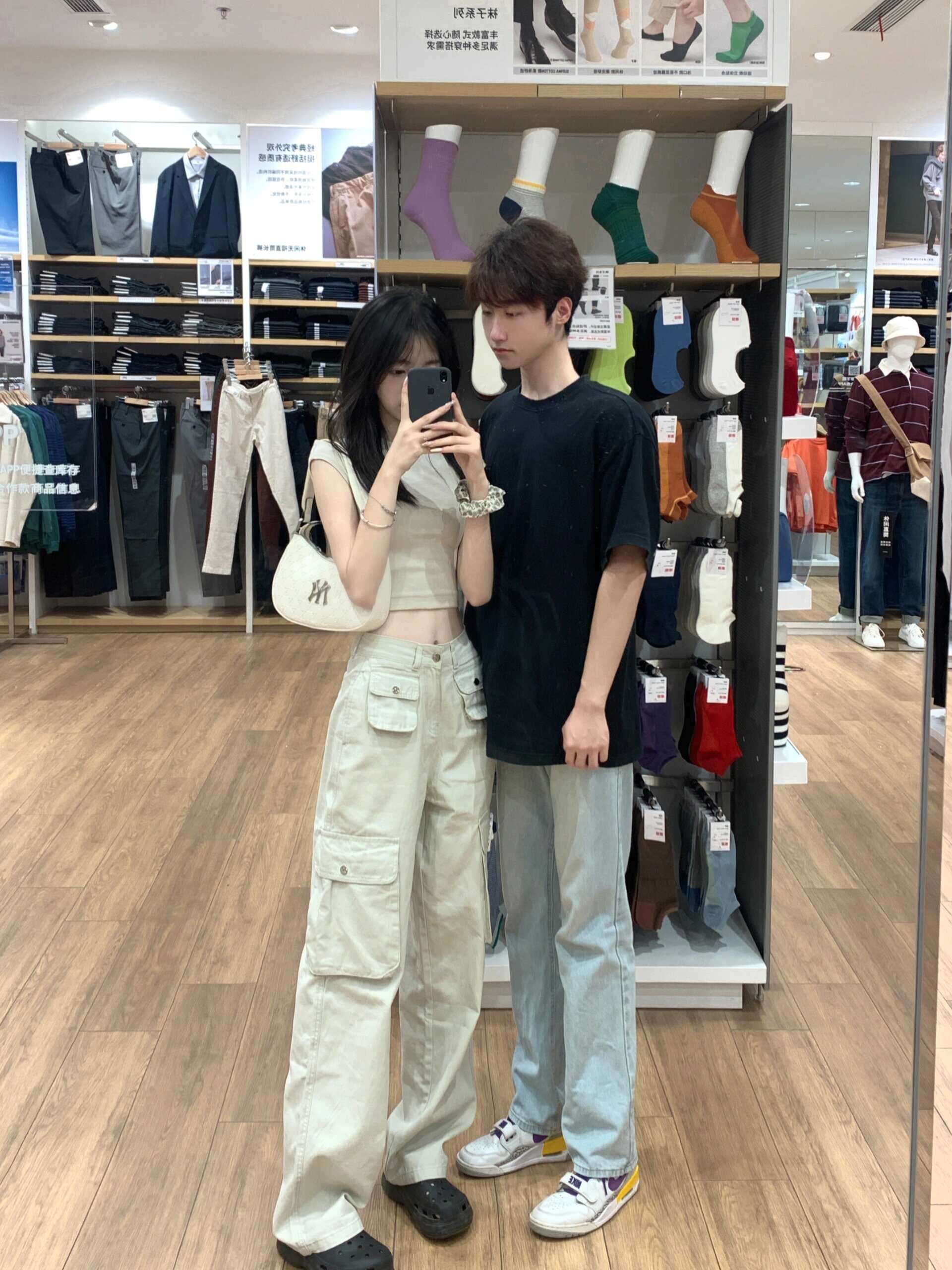 カーゴパンツ 女性用マルチポケットワイドパンツ