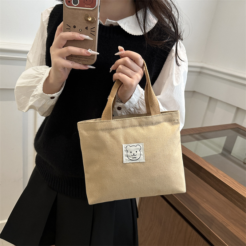 ビジネスバッグ レディース くまモチーフミニトートバッグ