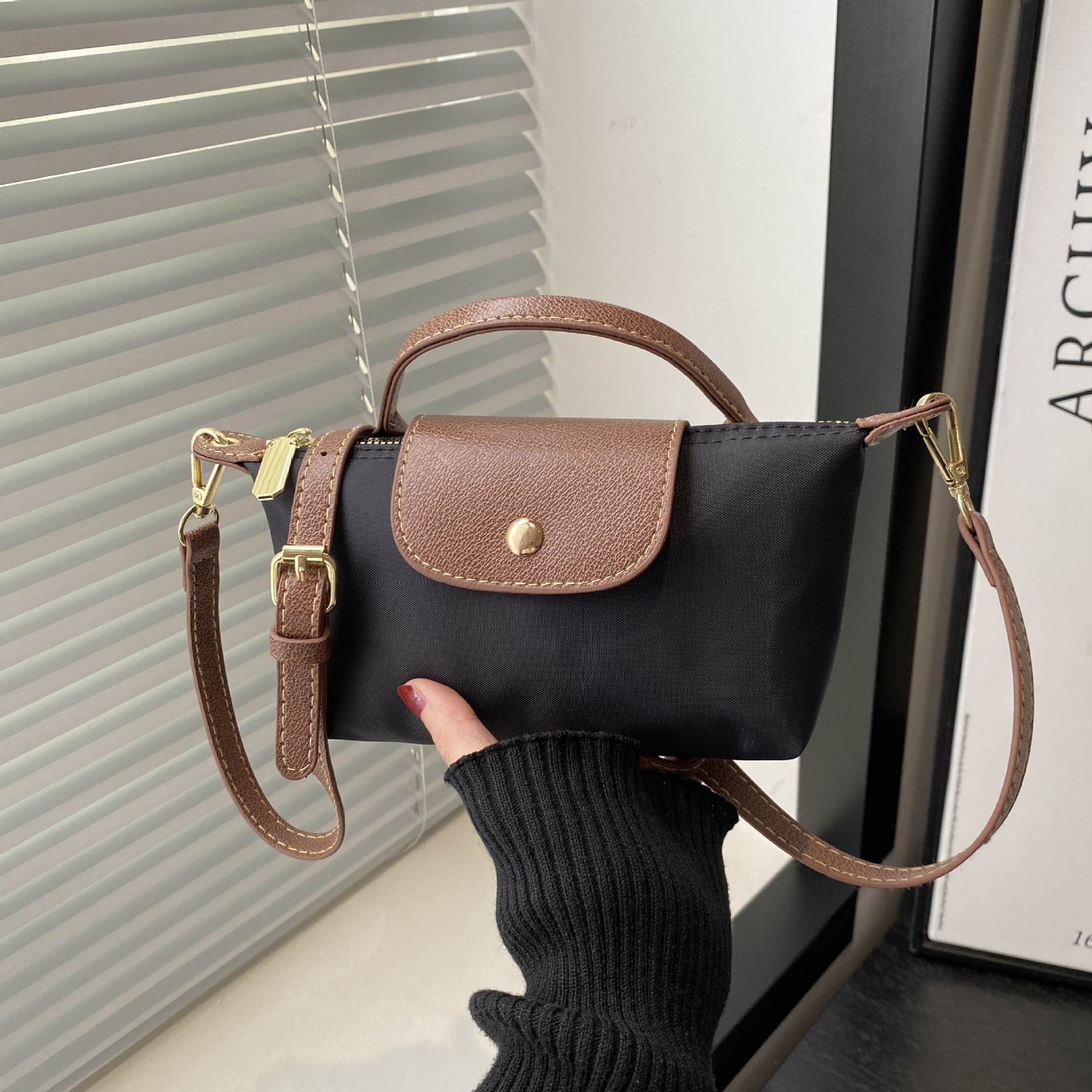 ビジネスバッグ レディース 上品なミニショルダー ビジネスバッグ