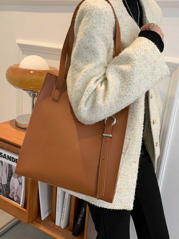 ビジネスバッグ レディース 洗練シンプル 大容量トートバッグ