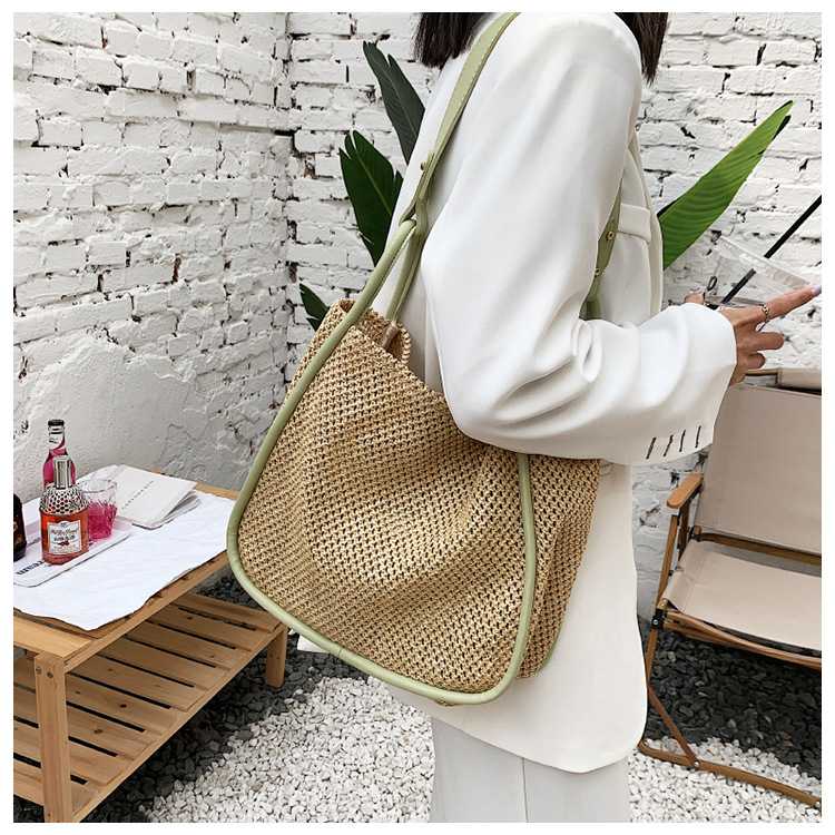 ビジネスバッグ レディース 職人編み メッシュトートバッグ