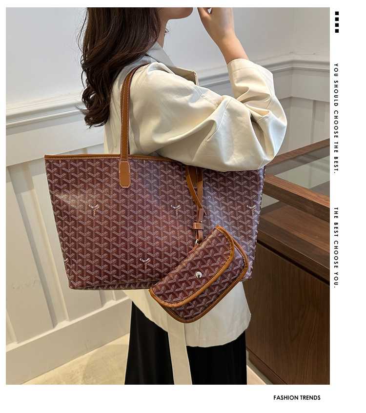ビジネスバッグ レディース 幾何学模様の上品トートバッグ