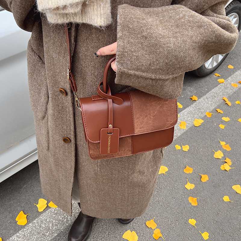 ビジネスバッグ レディース ツートーン仕様 上品ミニショルダー