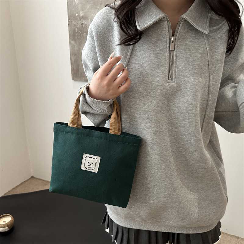 ビジネスバッグ レディース くまモチーフミニトートバッグ