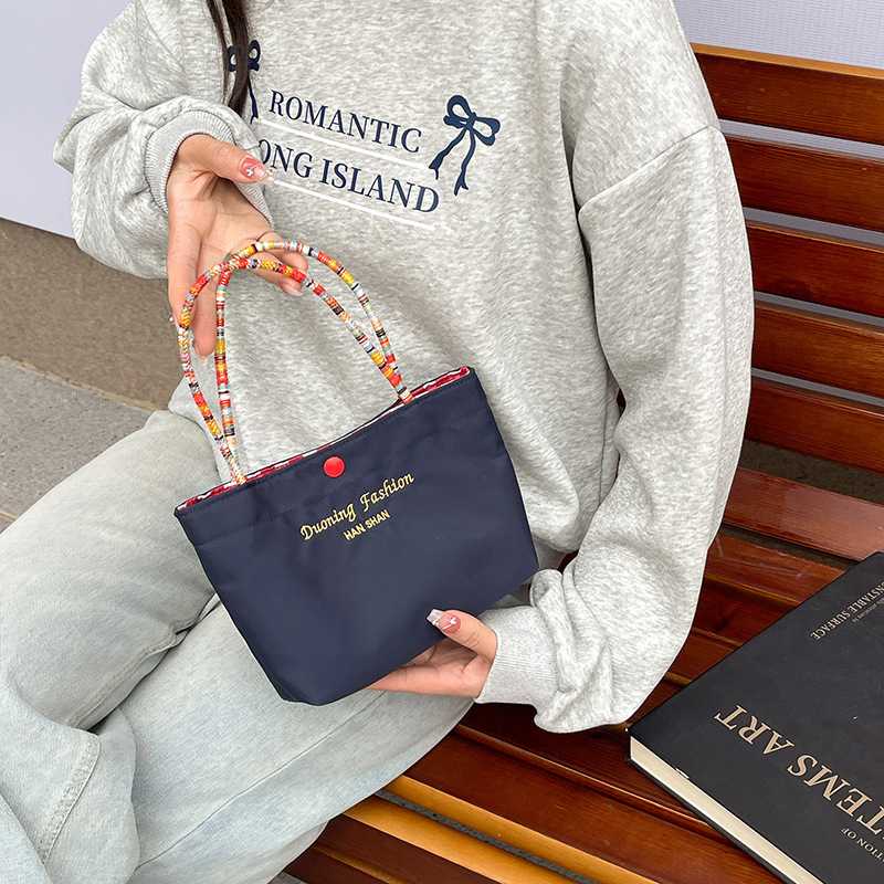 ビジネスバッグ レディース カラフルハンドル ミニトートバッグ