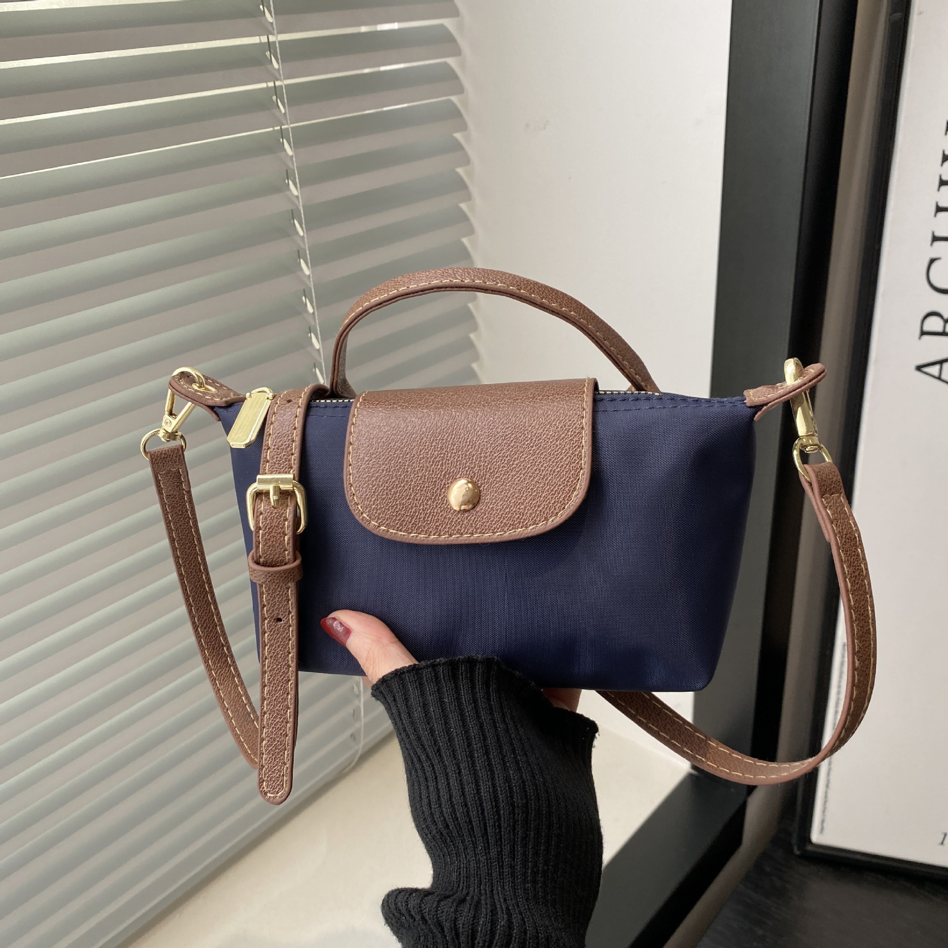 ビジネスバッグ レディース 上品なミニショルダー ビジネスバッグ