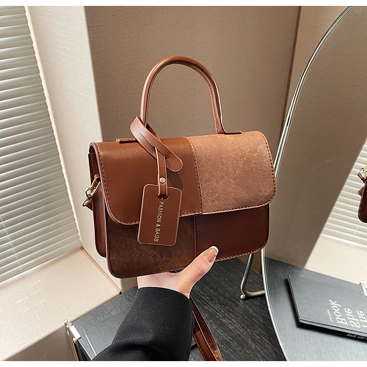 ビジネスバッグ レディース ツートーン仕様 上品ミニショルダー