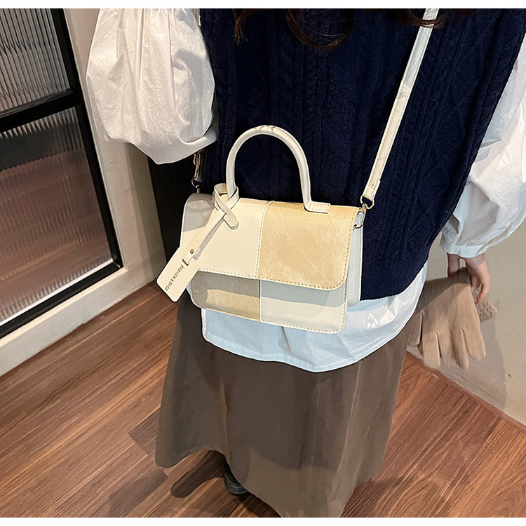 ビジネスバッグ レディース ツートーン仕様 上品ミニショルダー