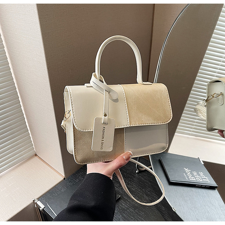 ビジネスバッグ レディース ツートーン仕様 上品ミニショルダー