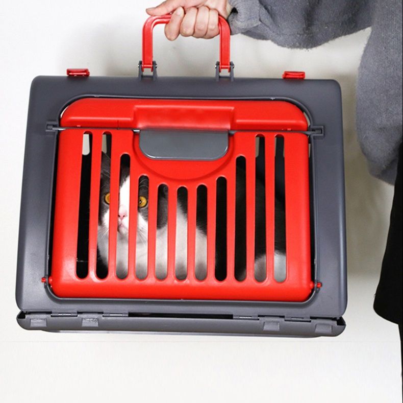 猫キャリーバッグ 通気性抜群ハードタイプ猫用キャリーバッグ車載固定用