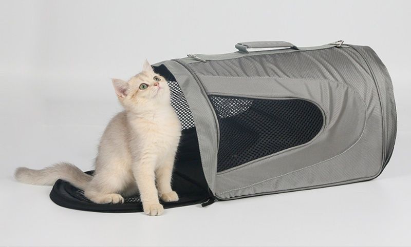 猫キャリーバッグ 座席固定ベルト付き猫用キャリーバッグ