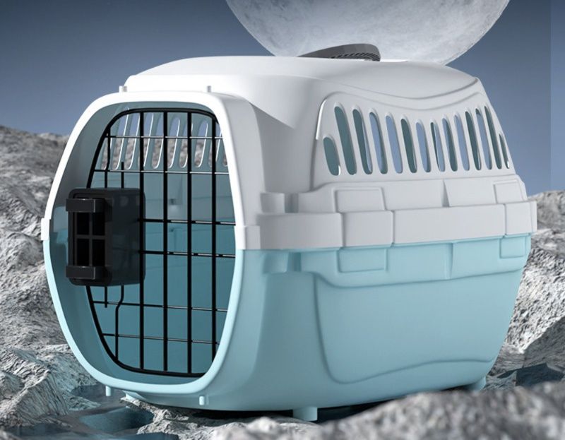 猫キャリーバッグ 多孔通気設計飛行機対応猫キャリーバッグ