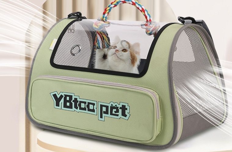 猫キャリーバッグ 多機能ショルダー付き猫用お出かけ