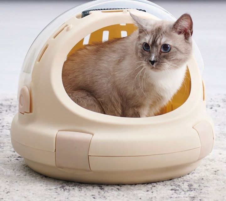 猫キャリーバッグ 宇宙船型ハード猫キャリーバッグ おしゃれ快適