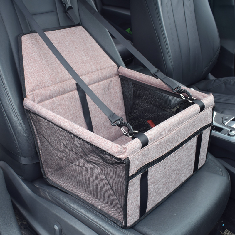 猫キャリーバッグ 座席用安全帯固定式猫用車載キャリーボックス