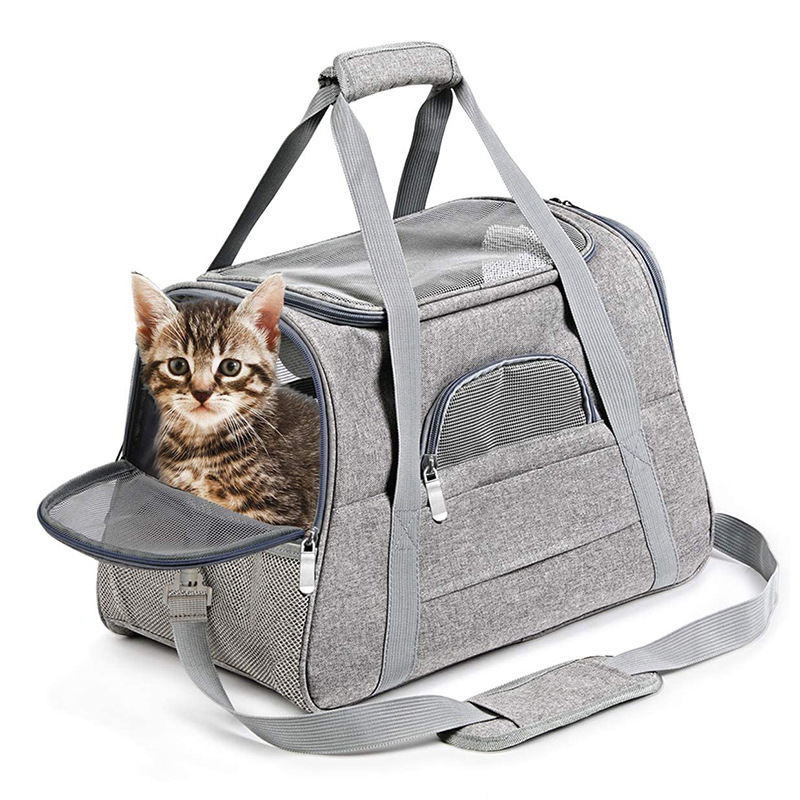 猫キャリーバッグ 車固定対応 多機能ペット用バッグ