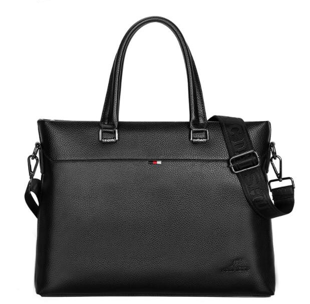 キャリーオンバッグ 男性用斜めがけショルダーバッグ合成皮革製ビジネス鞄