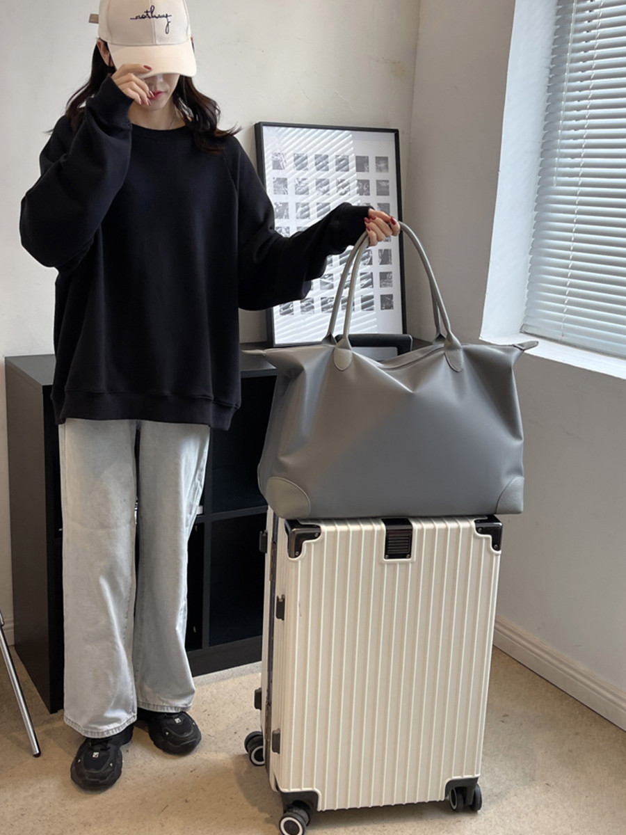 キャリーオンバッグ シンプル大容量トラベルボストン