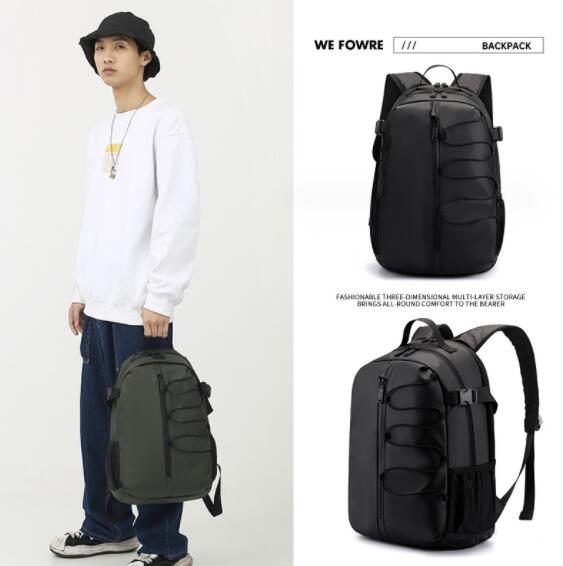 キャリーオンバッグ 男性用撥水加工多機能背負い鞄ビジネス対応