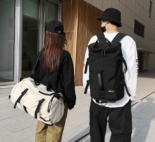 キャリーオンバッグ 男女兼用多機能リュック ショルダー二方式旅行鞄