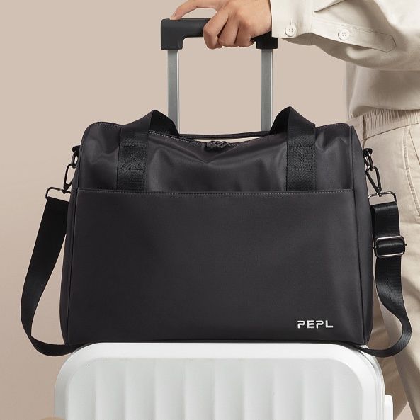 キャリーオンバッグ 多機能収納スマート旅行ボストン