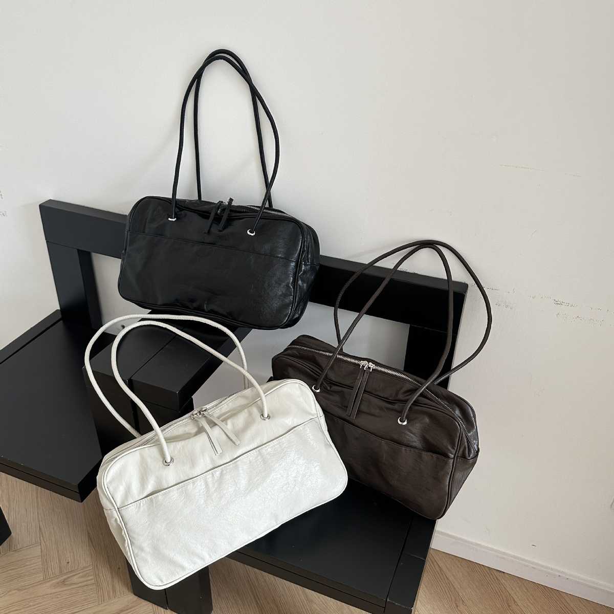 キャリー オン バッグ シンプル機能性トートバッグ