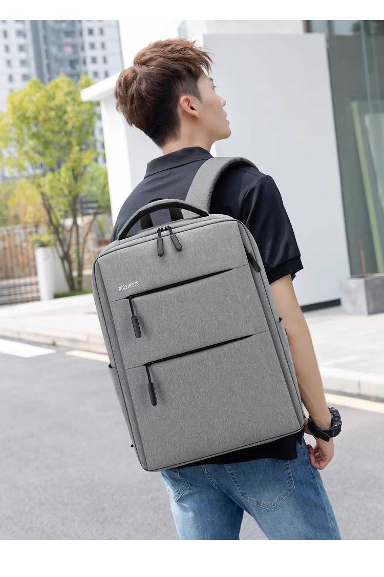 キャリーオンバッグ 多機能スクエア型ビジネスリュック