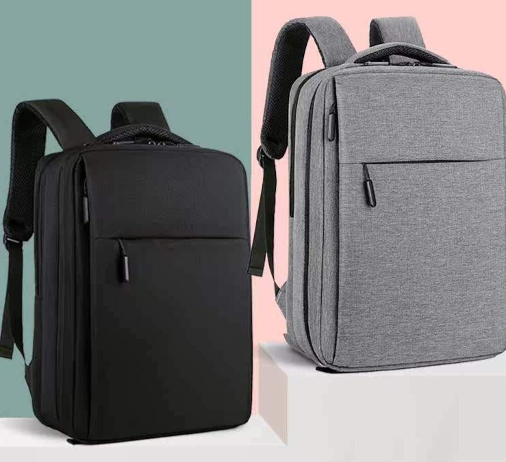 キャリーオンバッグ 通気メッシュ背面スクエアリュック