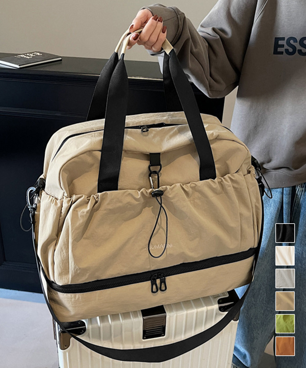 キャリーオンバッグ 大容量ボストンバッグ機内持込対応多機能旅行鞄