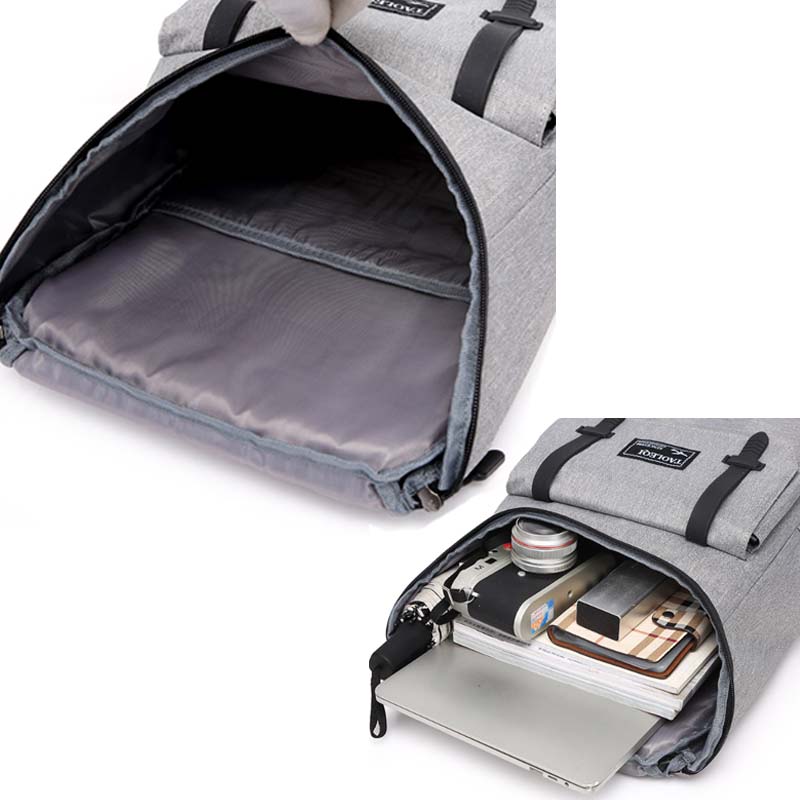 キャリーオンバッグ 多機能大容量旅行用リュック固定ベルト付き男女兼用