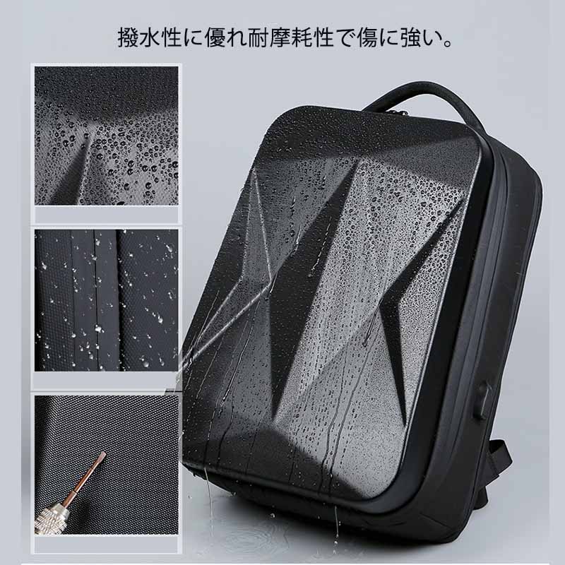 男性用大容量リュック 撥水加工 旅行出張対応キャリーオンバッグ