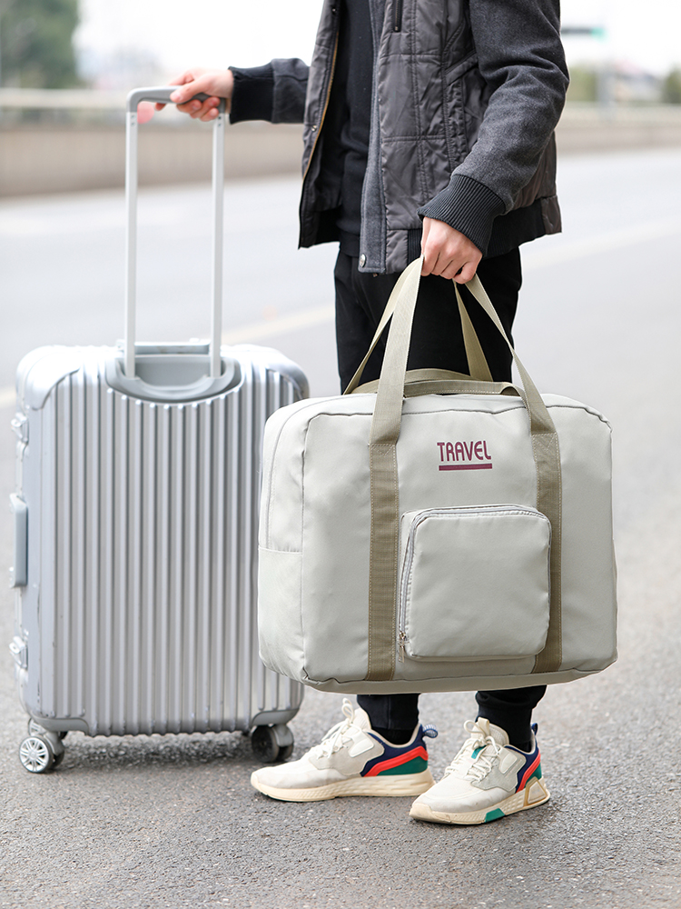 キャリーオンバッグ 折りたたみ式 旅行バッグ スーツケース取付タイプ