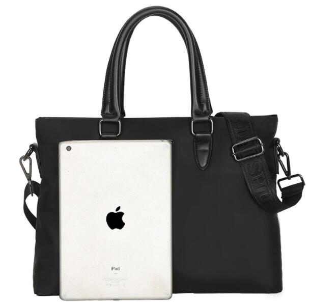 キャリーオンバッグ メンズ撥水加工ビジネストートバッグ斜めがけ通勤用