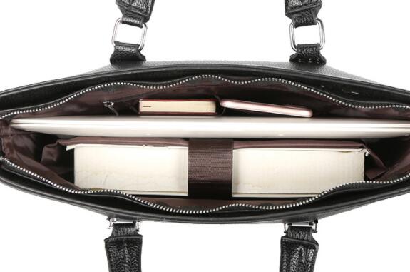 キャリーオンバッグ 男性用斜めがけショルダーバッグ合成皮革製ビジネス鞄