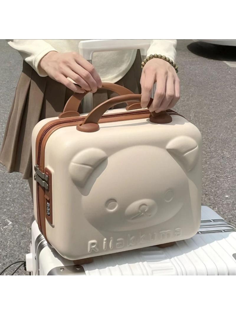 キャリーオンバッグ くまさん立体デザインミニ旅行バッグ
