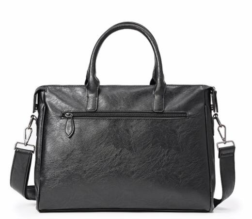 キャリーオンバッグ 男性用合成皮革ショルダー付きハンドバッグ