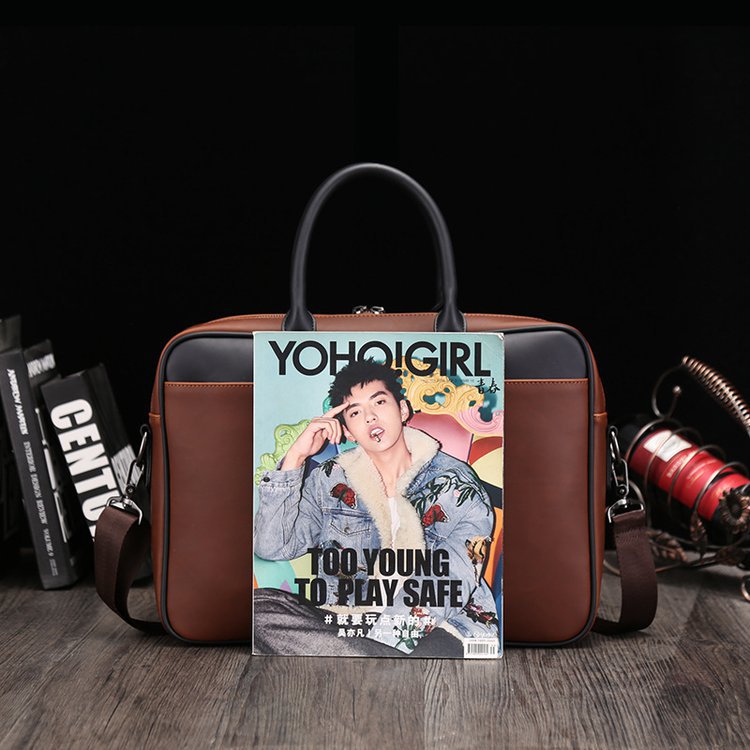 キャリーオンバッグ 男性用オンオフ兼用ショルダートートバッグ