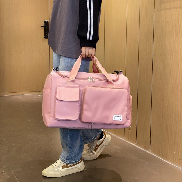 キャリーオンバッグ 大容量多機能ボストンバッグ 斜め掛け対応旅行鞄