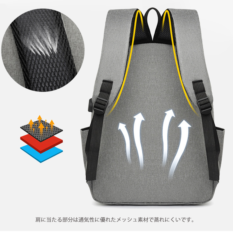 キャリーオンバッグ 多機能ビジネスリュック三点セット撥水加工大容量