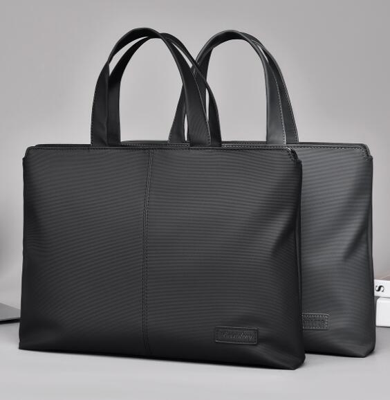 キャリーオンバッグ 紳士用手提げビジネスバッグ薄型通勤鞄