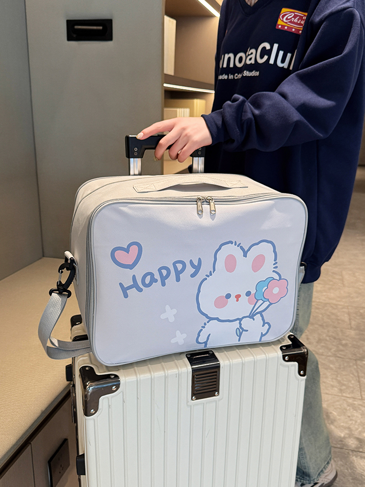 キャリーオンバッグ うさぎさん旅行トートバッグ