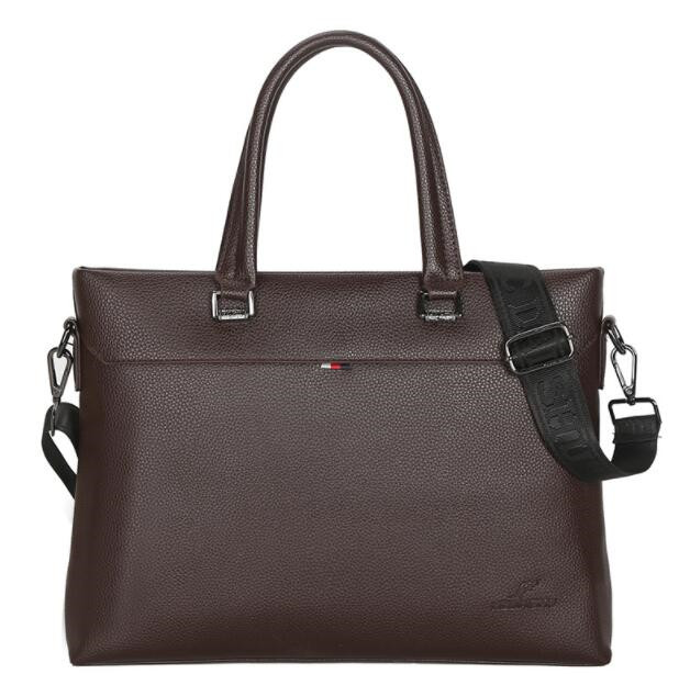 キャリーオンバッグ 男性用斜めがけショルダーバッグ合成皮革製ビジネス鞄