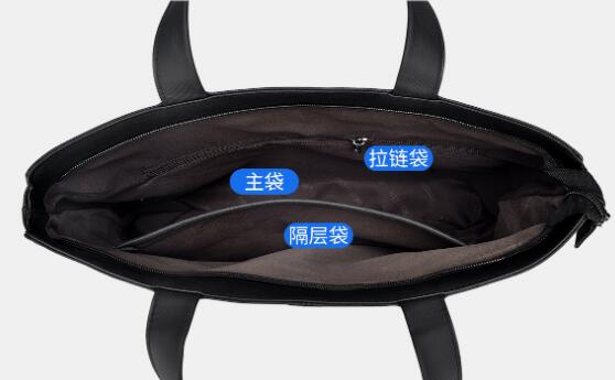 キャリーオンバッグ 紳士用手提げビジネスバッグ薄型通勤鞄